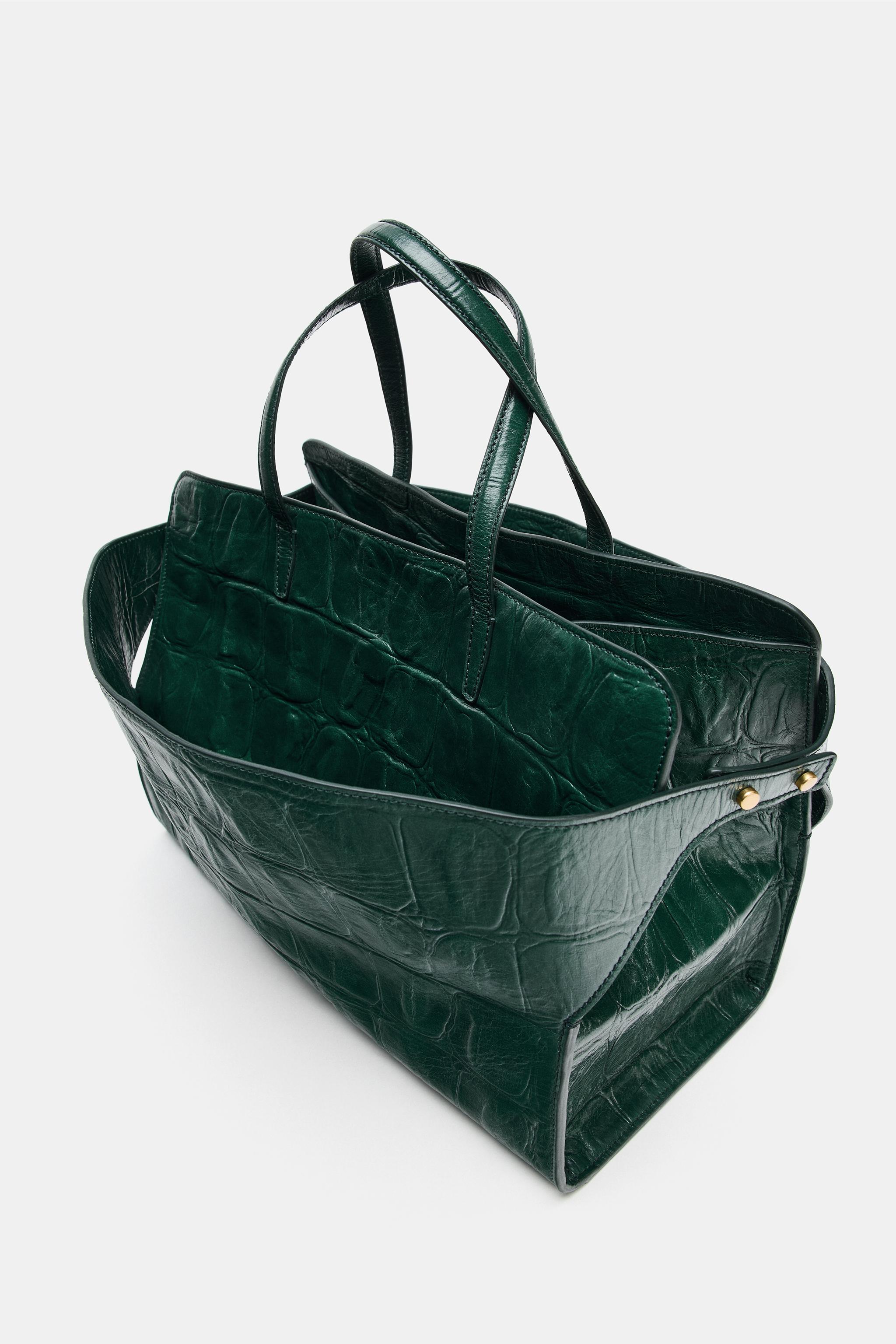 SAC CITY EN CUIR EFFET RELIEF